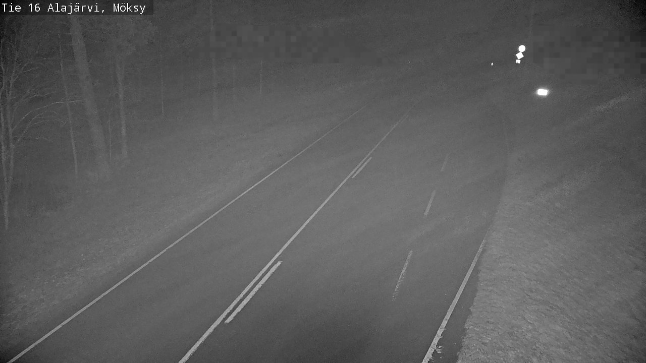 Weather Camera Image Road 16 Alajärvi, Möksy, Alajärvi, Etelä-Pohjanmaa