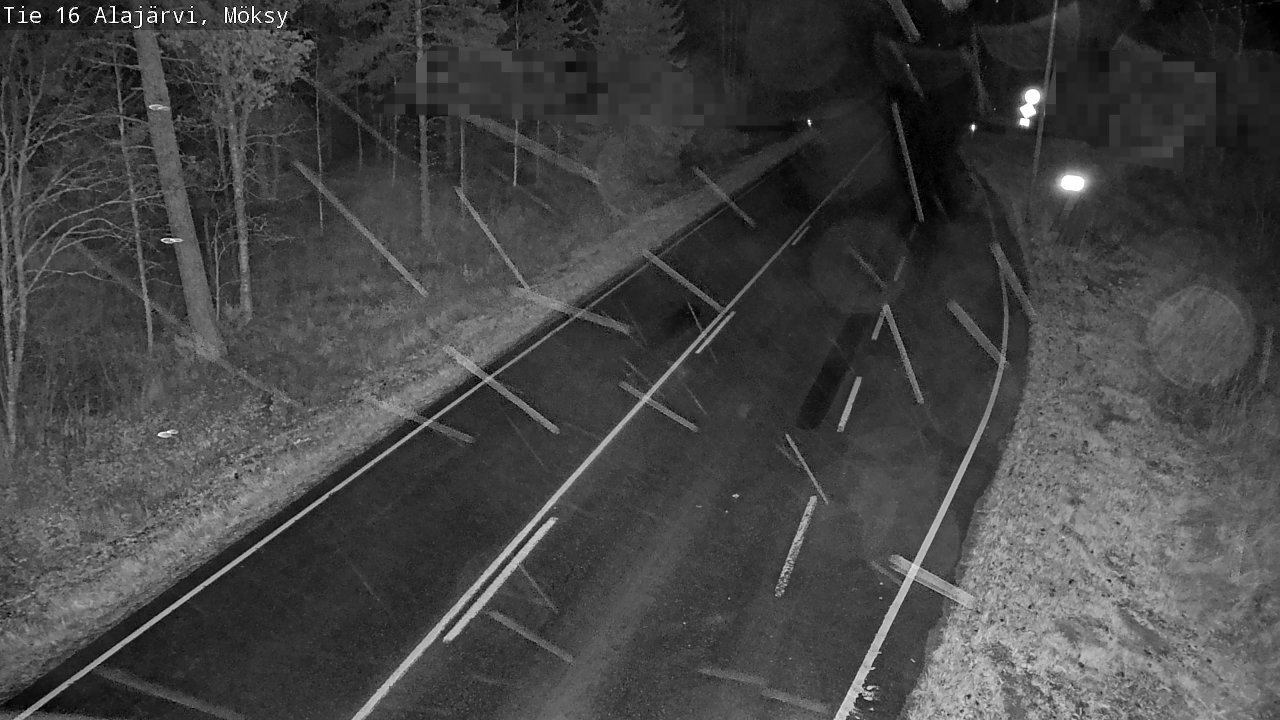 Weather Camera Image Väg 16 Alajärvi, Möksy, Alajärvi, Etelä-Pohjanmaa