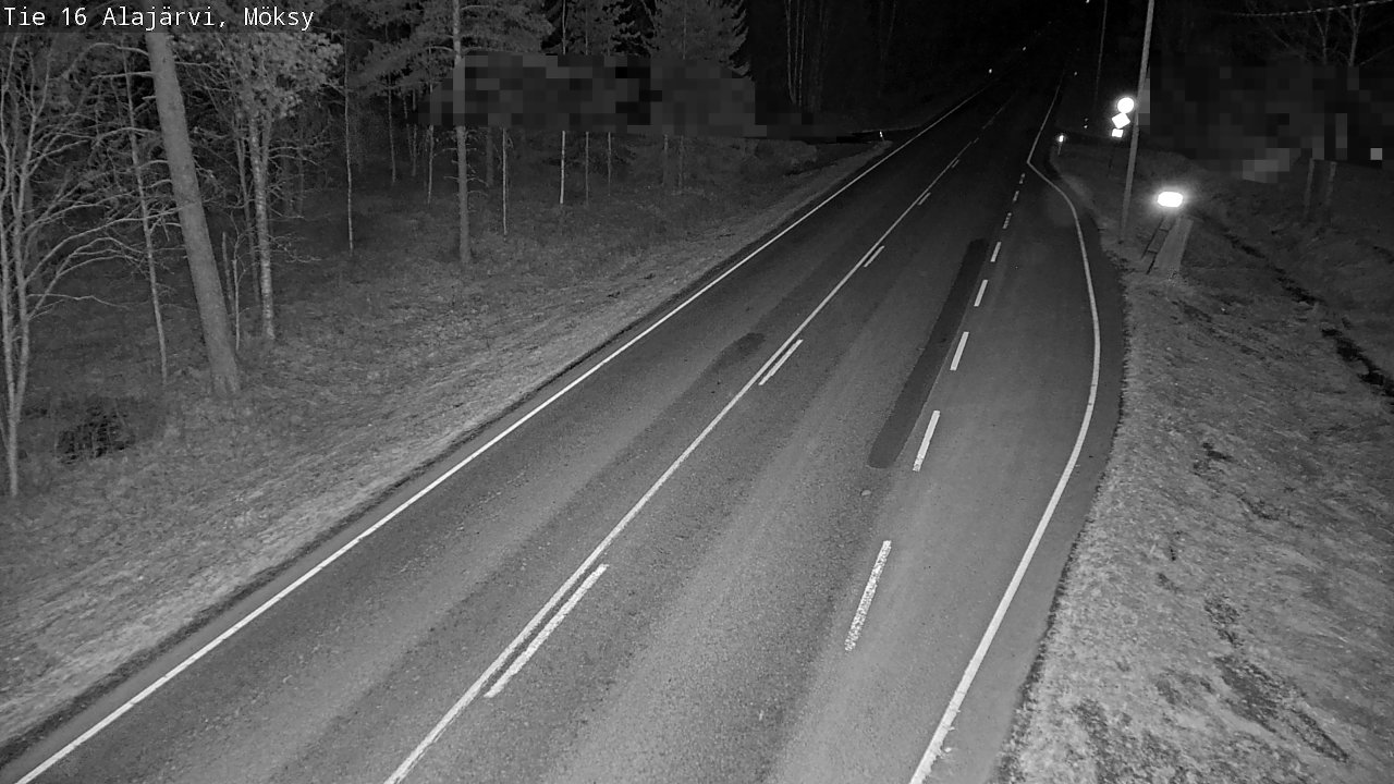 Weather Camera Image Väg 16 Alajärvi, Möksy, Alajärvi, Etelä-Pohjanmaa