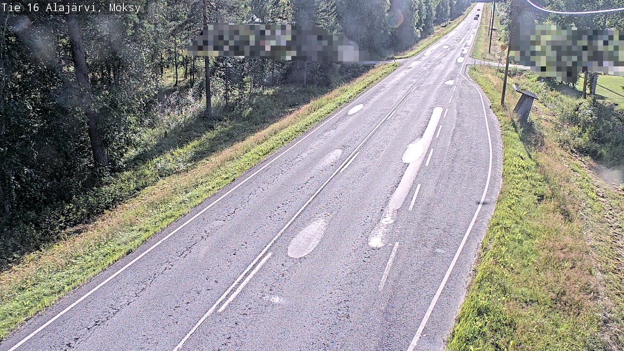 Weather Camera Image Road 16 Alajärvi, Möksy, Alajärvi, Etelä-Pohjanmaa