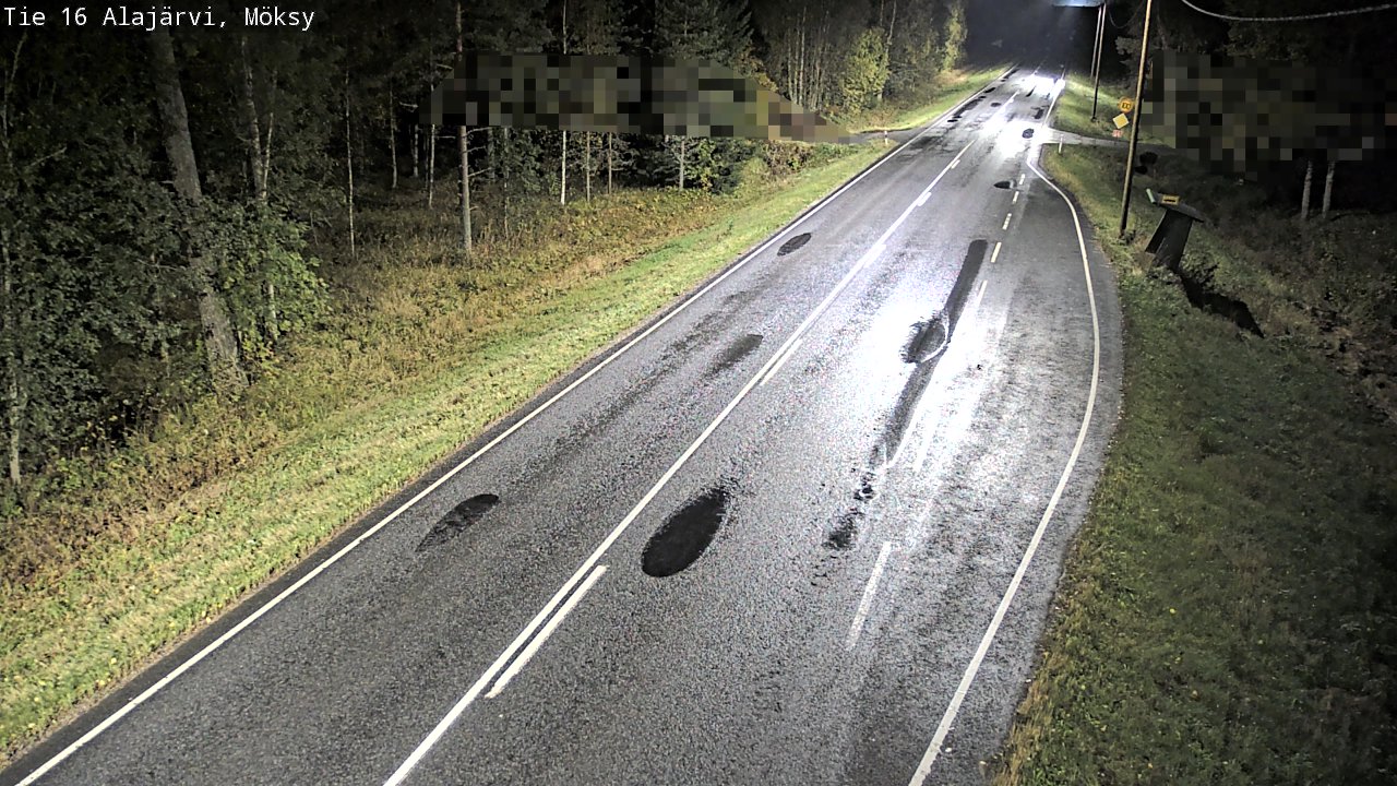 Weather Camera Image Road 16 Alajärvi, Möksy, Alajärvi, Etelä-Pohjanmaa