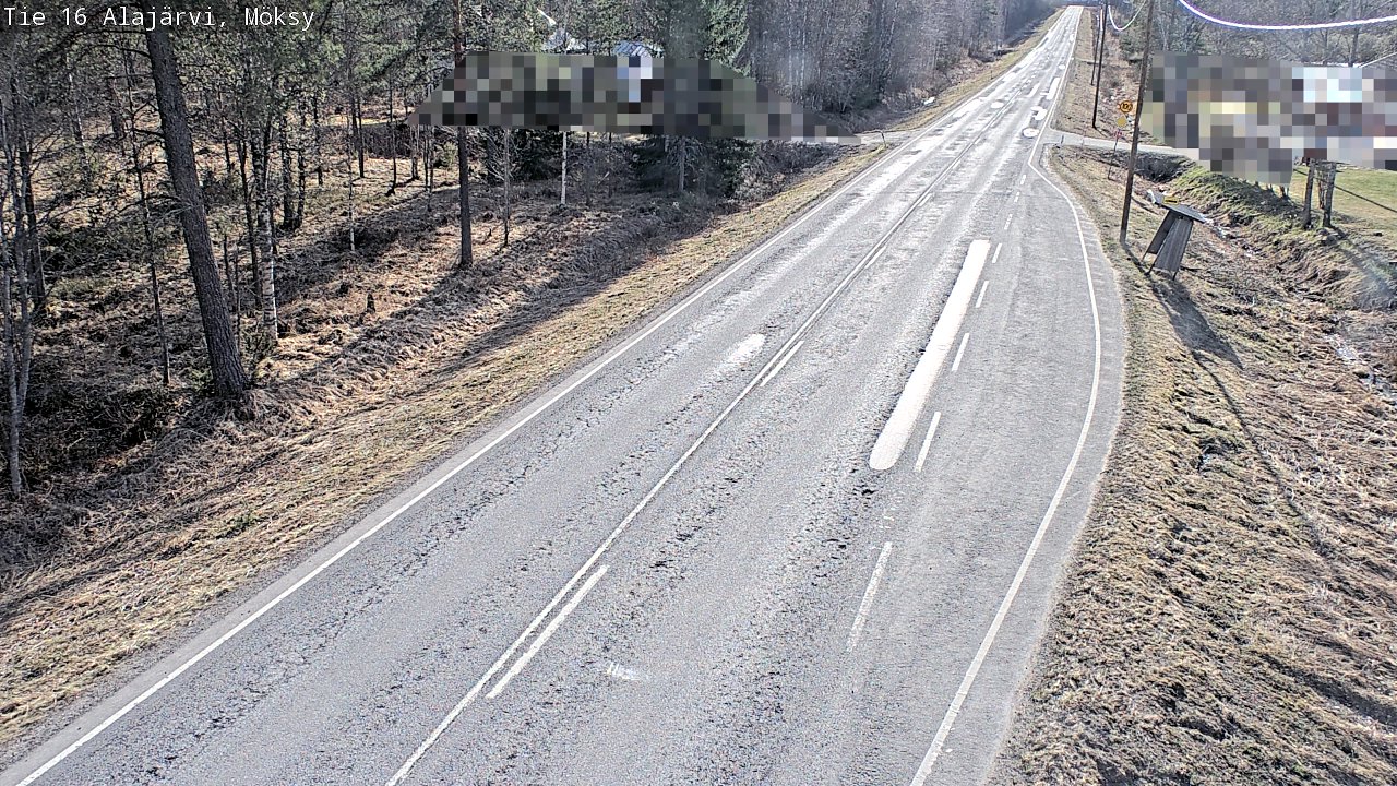 Weather Camera Image Väg 16 Alajärvi, Möksy, Alajärvi, Etelä-Pohjanmaa