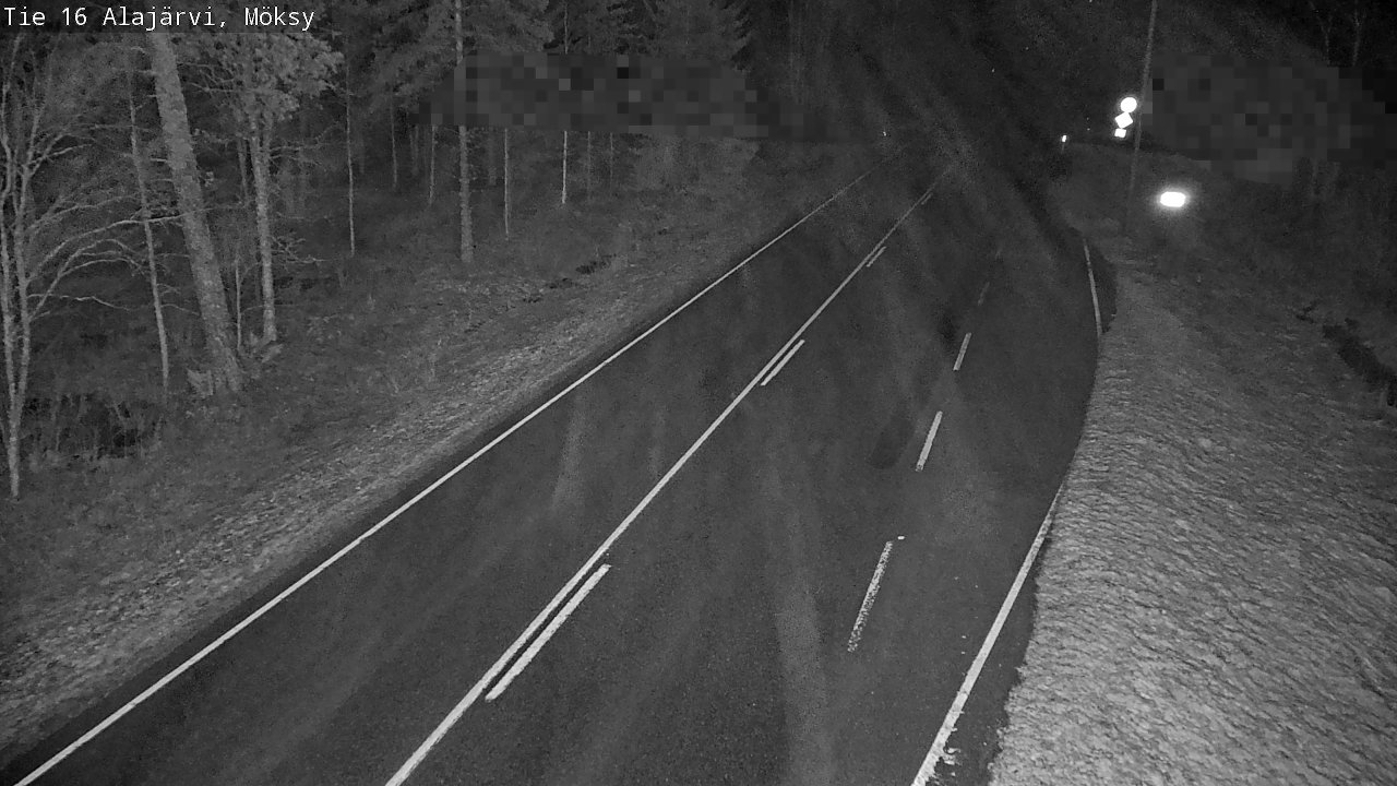 Weather Camera Image Road 16 Alajärvi, Möksy, Alajärvi, Etelä-Pohjanmaa