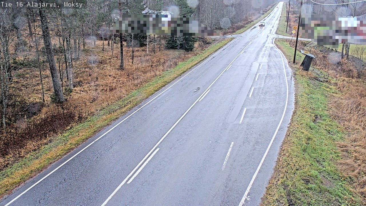 Weather Camera Image Väg 16 Alajärvi, Möksy, Alajärvi, Etelä-Pohjanmaa