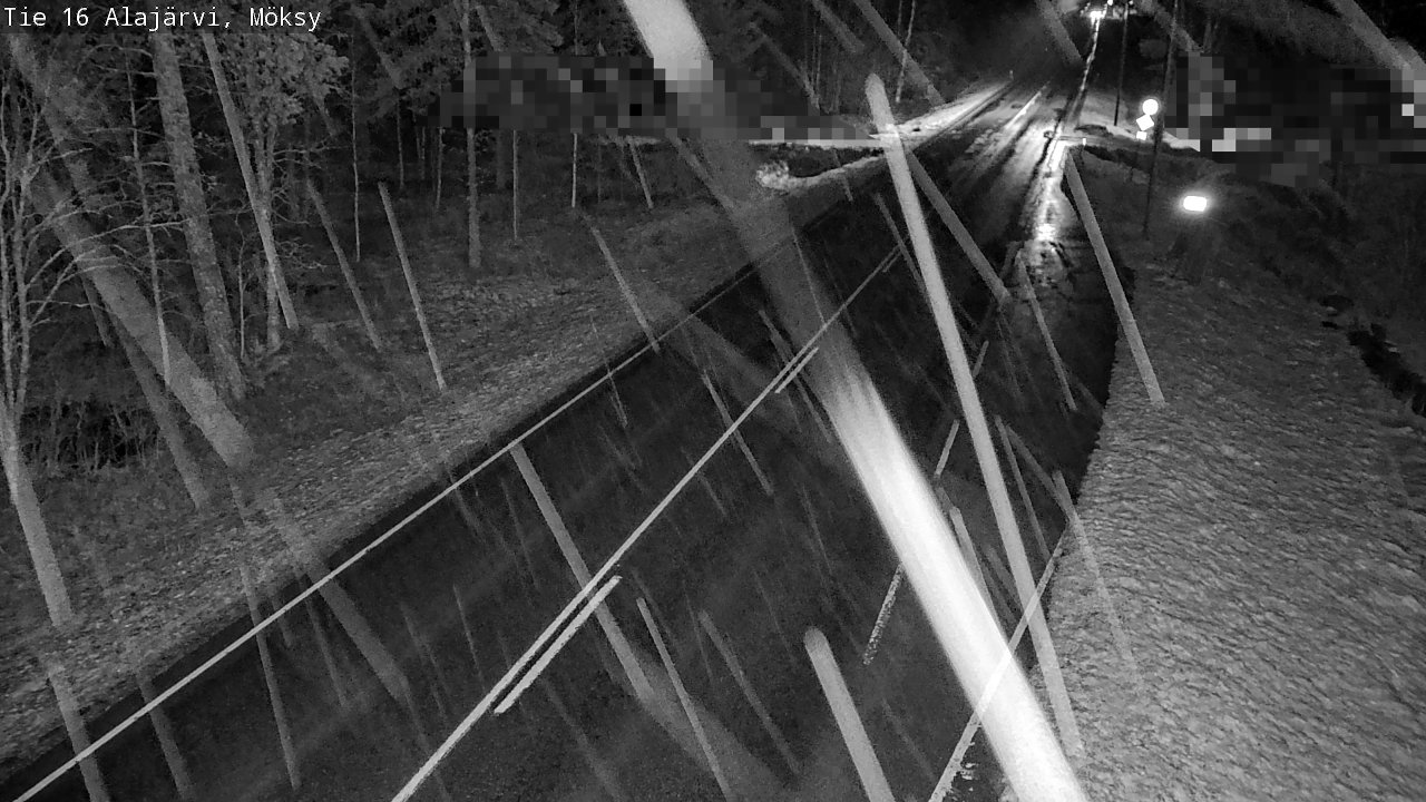 Weather Camera Image Road 16 Alajärvi, Möksy, Alajärvi, Etelä-Pohjanmaa