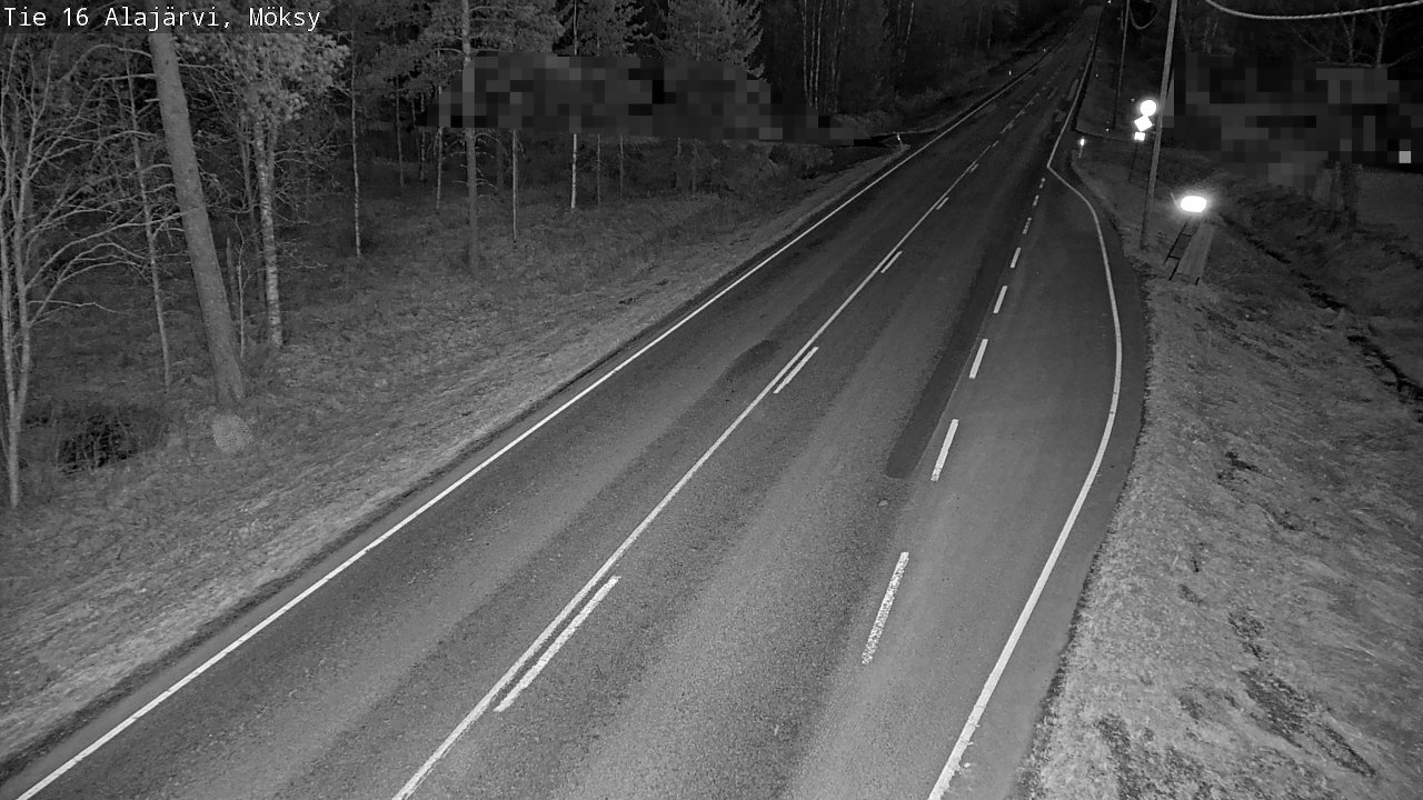 Weather Camera Image Väg 16 Alajärvi, Möksy, Alajärvi, Etelä-Pohjanmaa