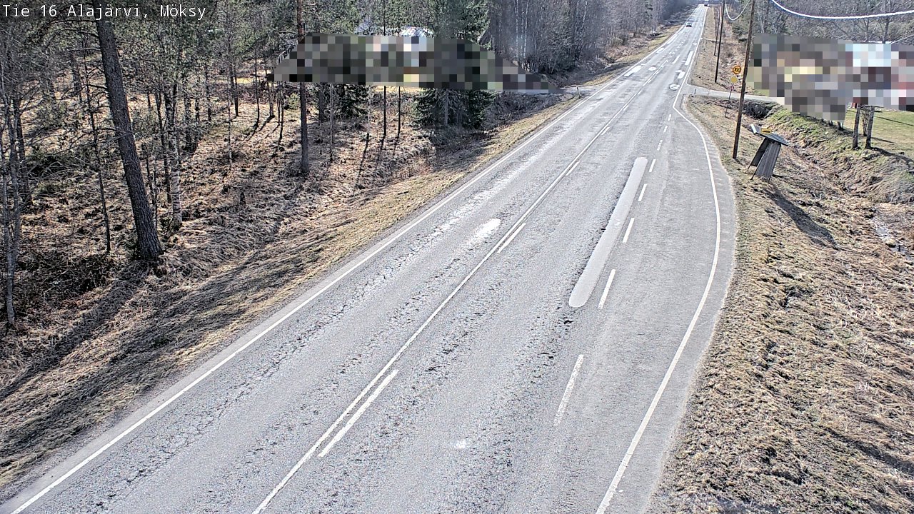 Weather Camera Image Väg 16 Alajärvi, Möksy, Alajärvi, Etelä-Pohjanmaa