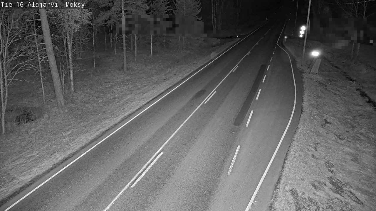 Weather Camera Image Väg 16 Alajärvi, Möksy, Alajärvi, Etelä-Pohjanmaa