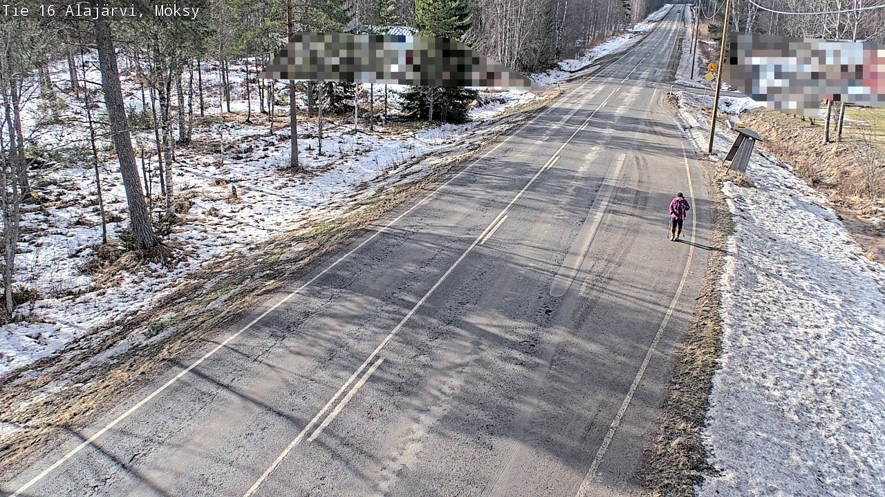 Weather Camera Image Väg 16 Alajärvi, Möksy, Alajärvi, Etelä-Pohjanmaa