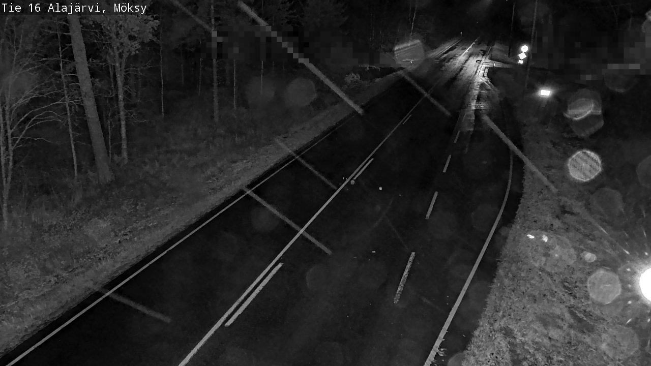 Weather Camera Image Väg 16 Alajärvi, Möksy, Alajärvi, Etelä-Pohjanmaa