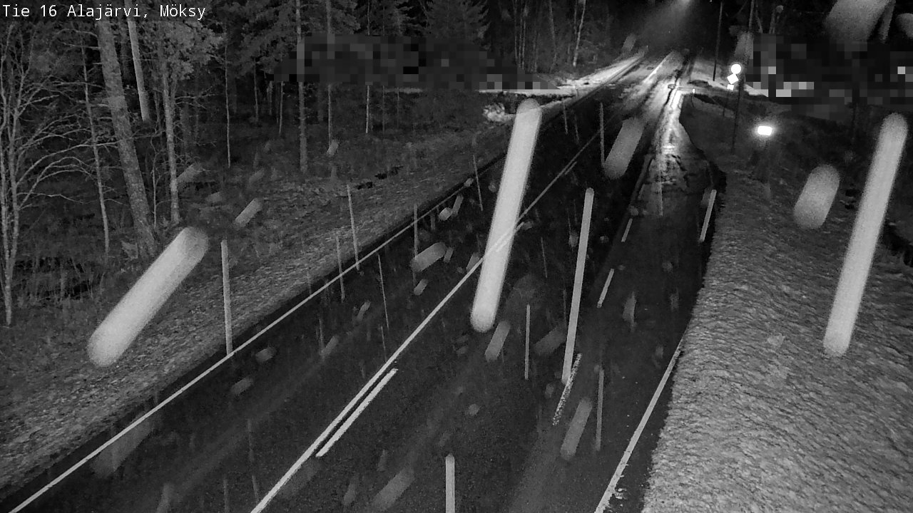 Weather Camera Image Road 16 Alajärvi, Möksy, Alajärvi, Etelä-Pohjanmaa