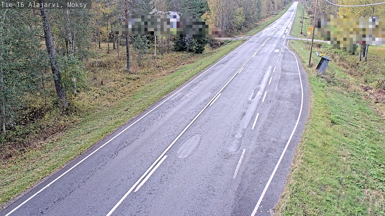Weather Camera Image Road 16 Alajärvi, Möksy, Alajärvi, Etelä-Pohjanmaa