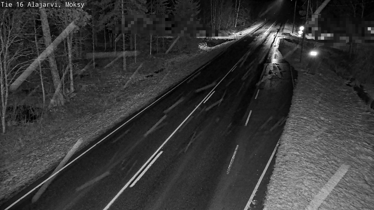 Weather Camera Image Road 16 Alajärvi, Möksy, Alajärvi, Etelä-Pohjanmaa