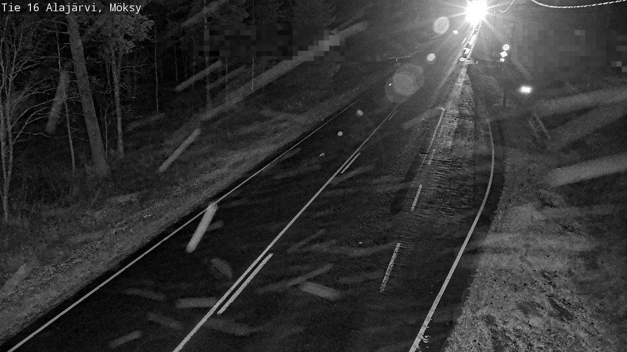 Weather Camera Image Road 16 Alajärvi, Möksy, Alajärvi, Etelä-Pohjanmaa