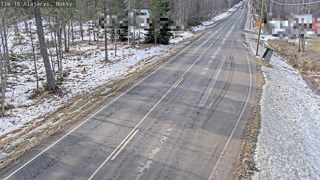Weather Camera Image Väg 16 Alajärvi, Möksy, Alajärvi, Etelä-Pohjanmaa
