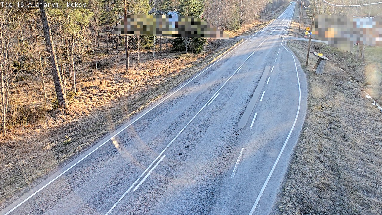 Weather Camera Image Väg 16 Alajärvi, Möksy, Alajärvi, Etelä-Pohjanmaa