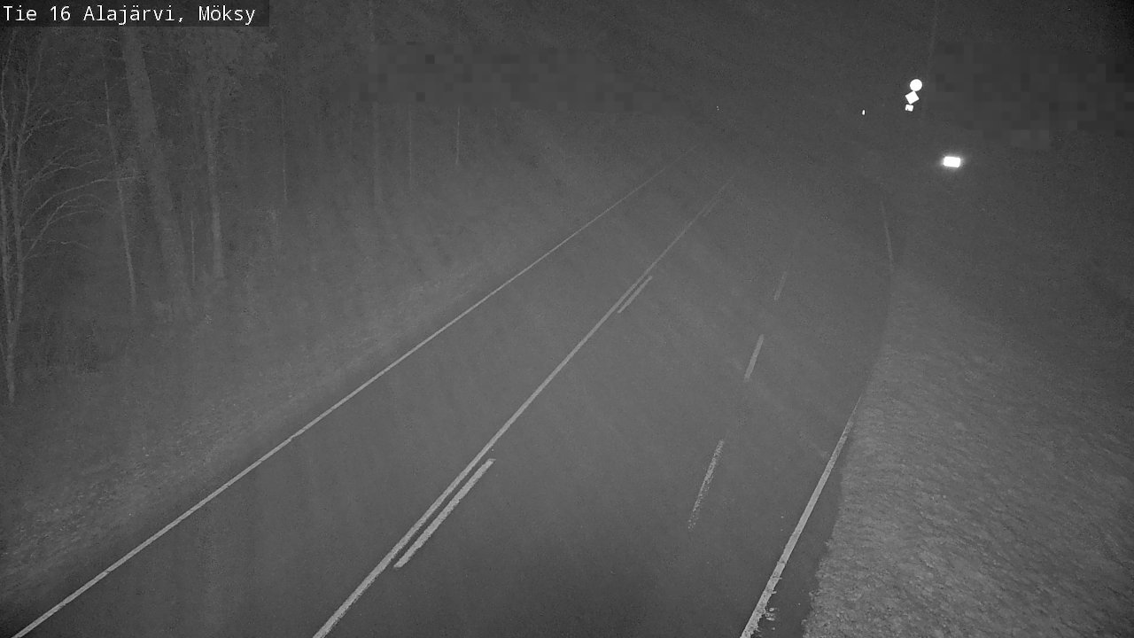 Weather Camera Image Road 16 Alajärvi, Möksy, Alajärvi, Etelä-Pohjanmaa
