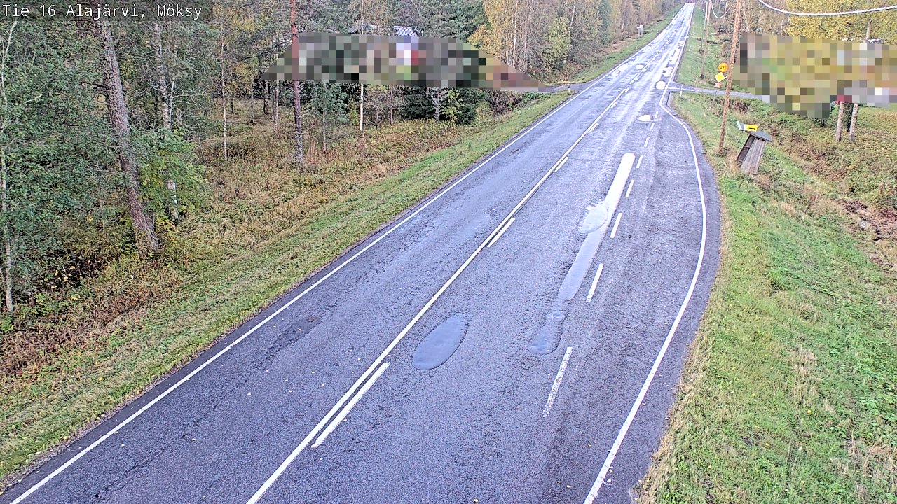 Weather Camera Image Road 16 Alajärvi, Möksy, Alajärvi, Etelä-Pohjanmaa