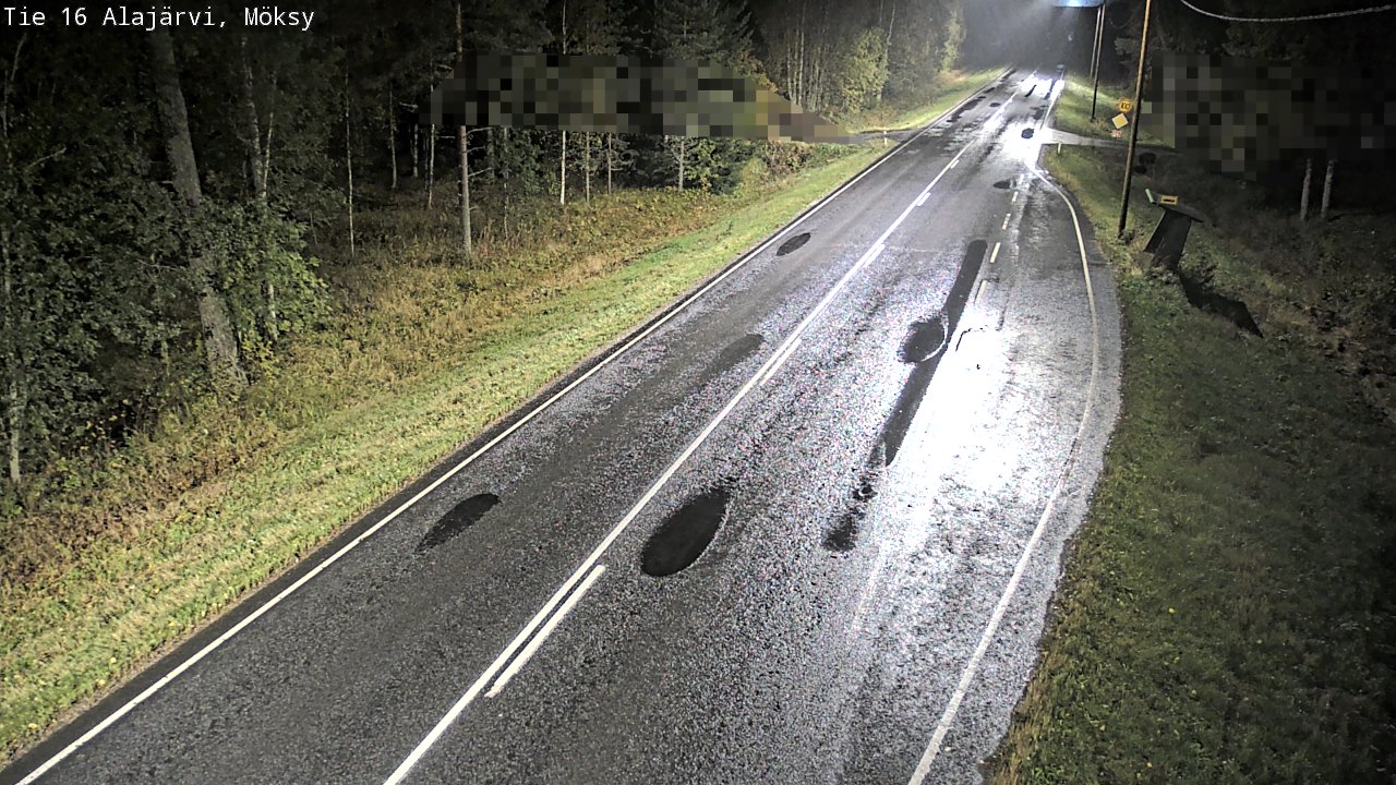 Weather Camera Image Road 16 Alajärvi, Möksy, Alajärvi, Etelä-Pohjanmaa