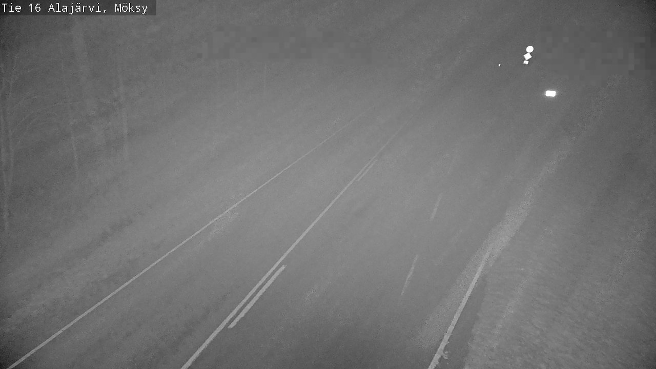 Weather Camera Image Road 16 Alajärvi, Möksy, Alajärvi, Etelä-Pohjanmaa