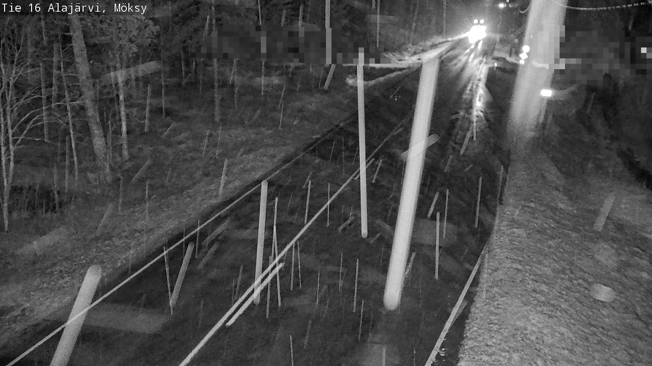 Weather Camera Image Road 16 Alajärvi, Möksy, Alajärvi, Etelä-Pohjanmaa