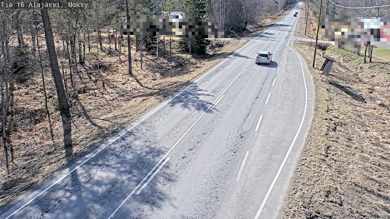 Weather Camera Image Väg 16 Alajärvi, Möksy, Alajärvi, Etelä-Pohjanmaa