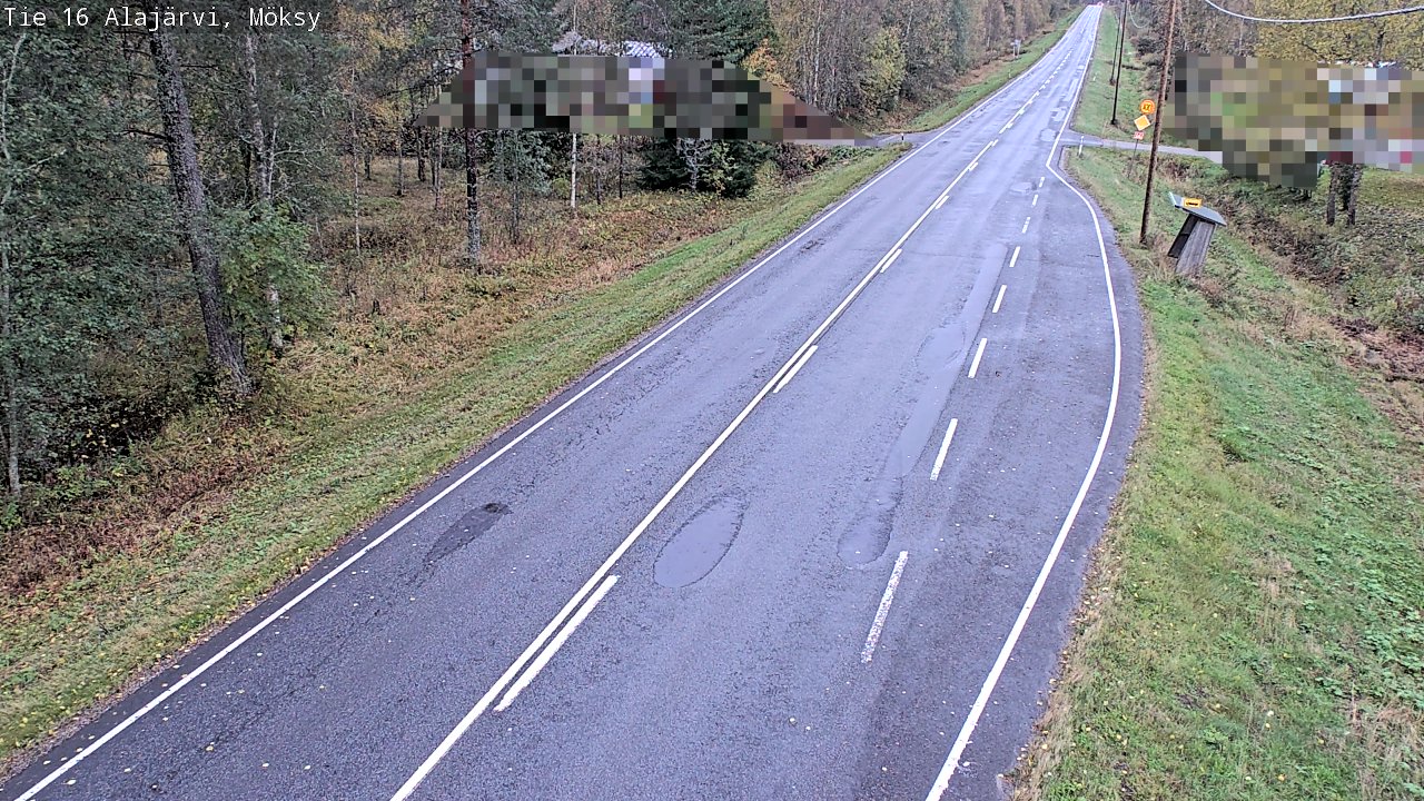 Weather Camera Image Road 16 Alajärvi, Möksy, Alajärvi, Etelä-Pohjanmaa