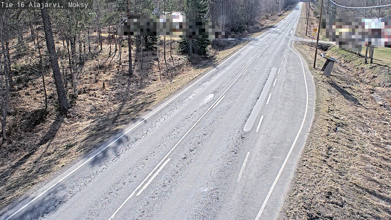 Weather Camera Image Väg 16 Alajärvi, Möksy, Alajärvi, Etelä-Pohjanmaa