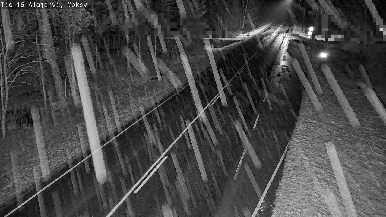 Weather Camera Image Road 16 Alajärvi, Möksy, Alajärvi, Etelä-Pohjanmaa
