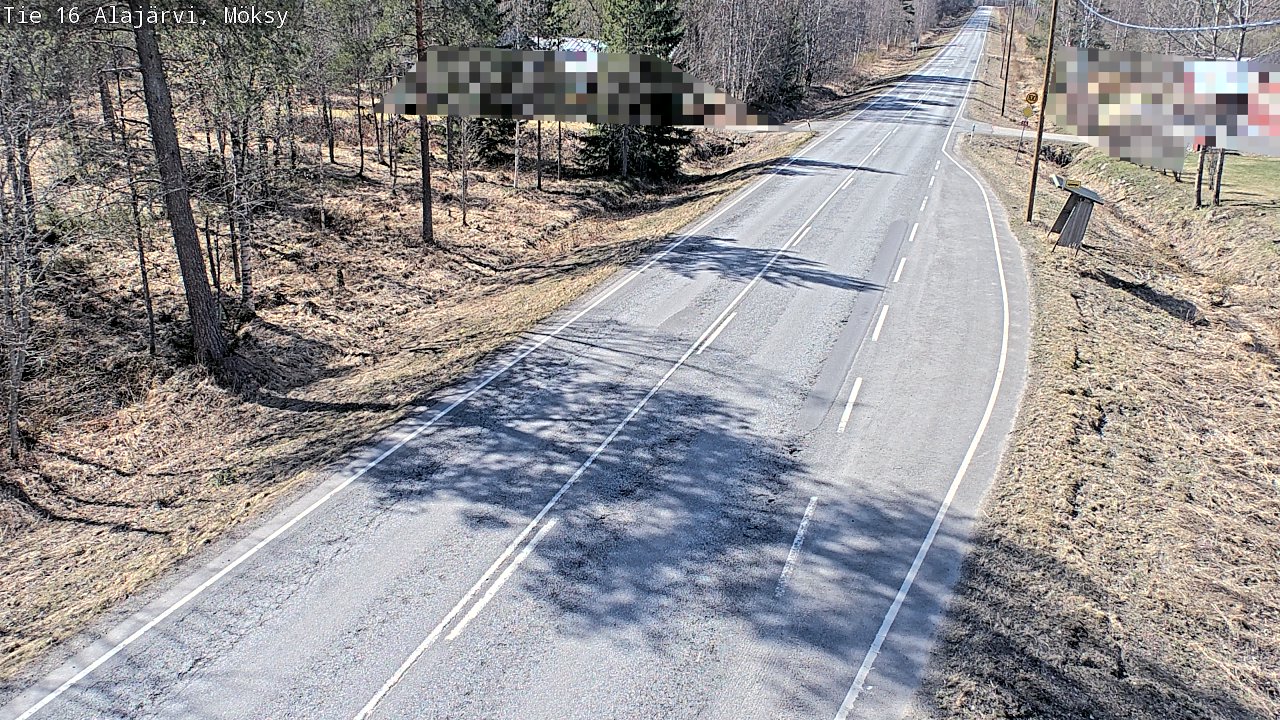 Weather Camera Image Väg 16 Alajärvi, Möksy, Alajärvi, Etelä-Pohjanmaa
