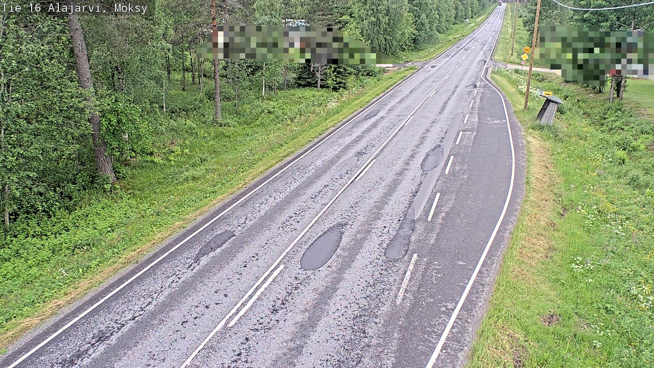 Weather Camera Image Väg 16 Alajärvi, Möksy, Alajärvi, Etelä-Pohjanmaa