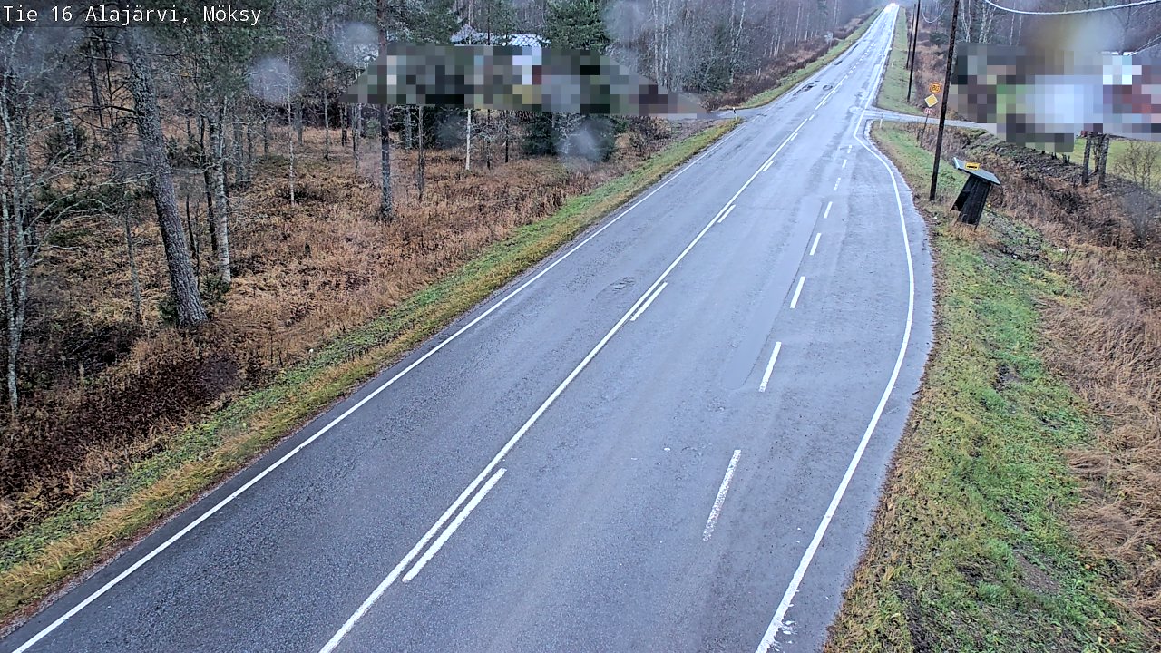Weather Camera Image Väg 16 Alajärvi, Möksy, Alajärvi, Etelä-Pohjanmaa