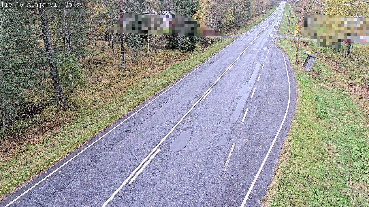 Weather Camera Image Road 16 Alajärvi, Möksy, Alajärvi, Etelä-Pohjanmaa