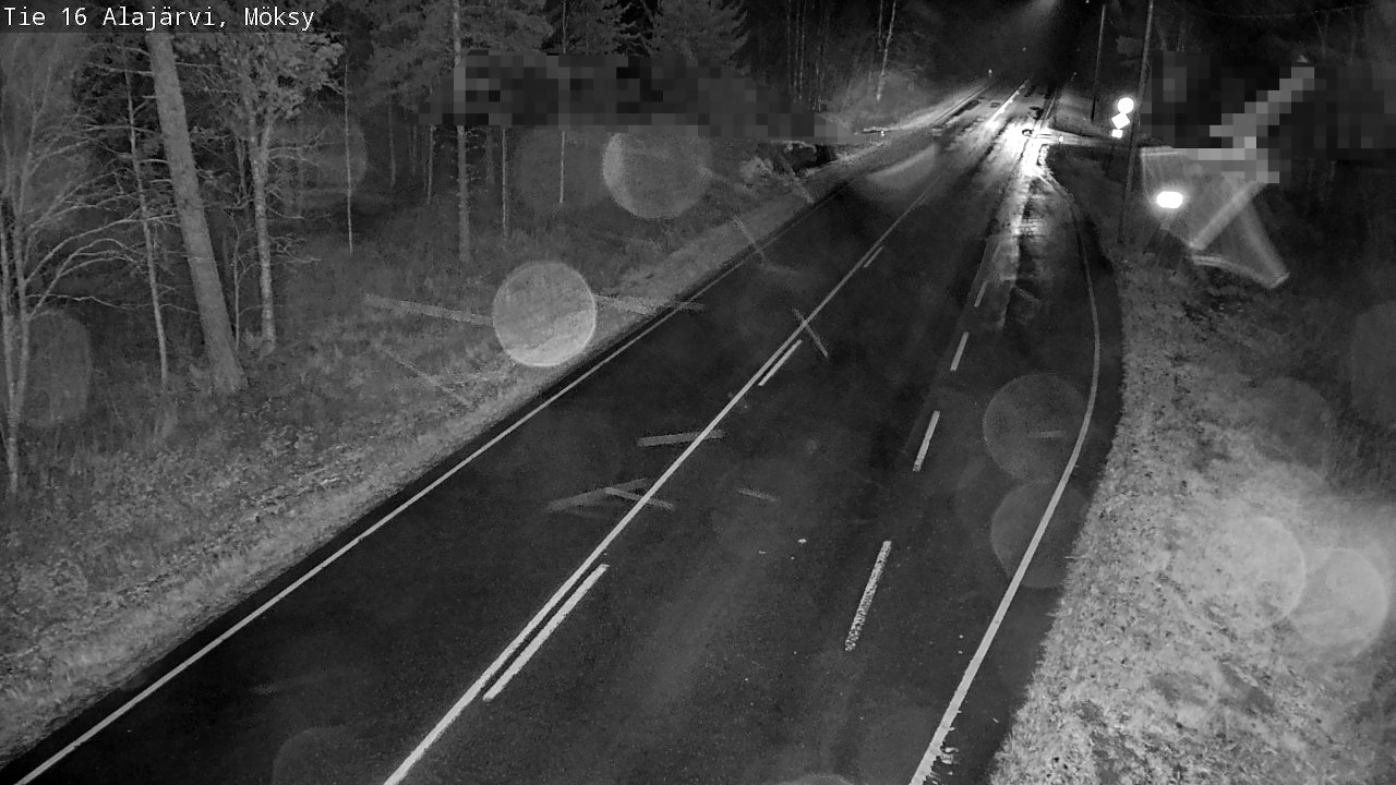 Weather Camera Image Väg 16 Alajärvi, Möksy, Alajärvi, Etelä-Pohjanmaa