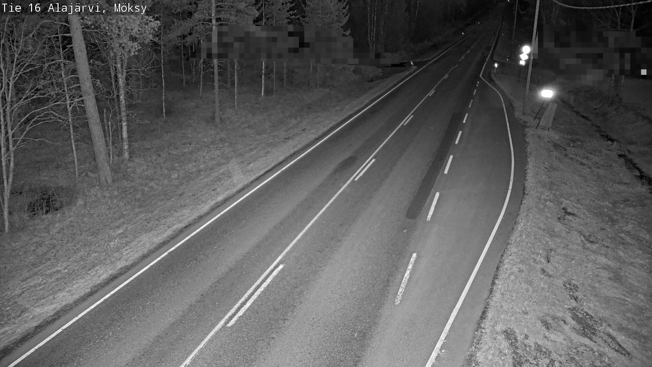 Weather Camera Image Väg 16 Alajärvi, Möksy, Alajärvi, Etelä-Pohjanmaa