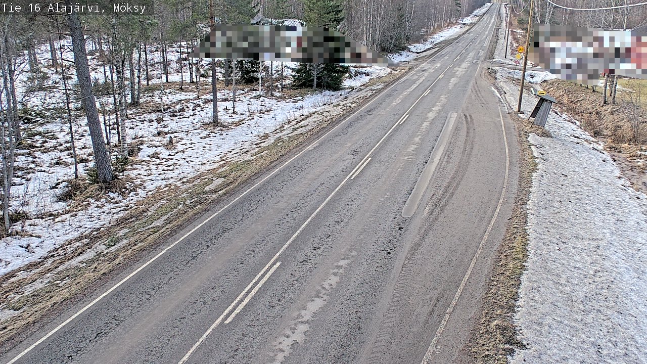 Weather Camera Image Väg 16 Alajärvi, Möksy, Alajärvi, Etelä-Pohjanmaa