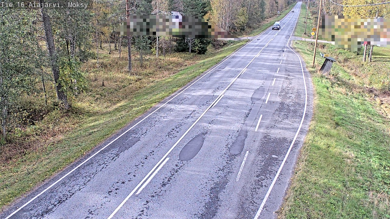 Kelikamerat Kuva Tie 16 Alajärvi, Möksy, Alajärvi, Etelä-Pohjanmaa