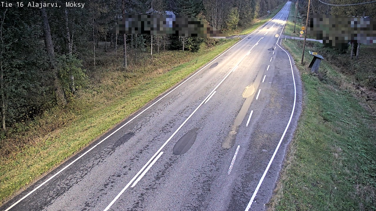 Weather Camera Image Road 16 Alajärvi, Möksy, Alajärvi, Etelä-Pohjanmaa