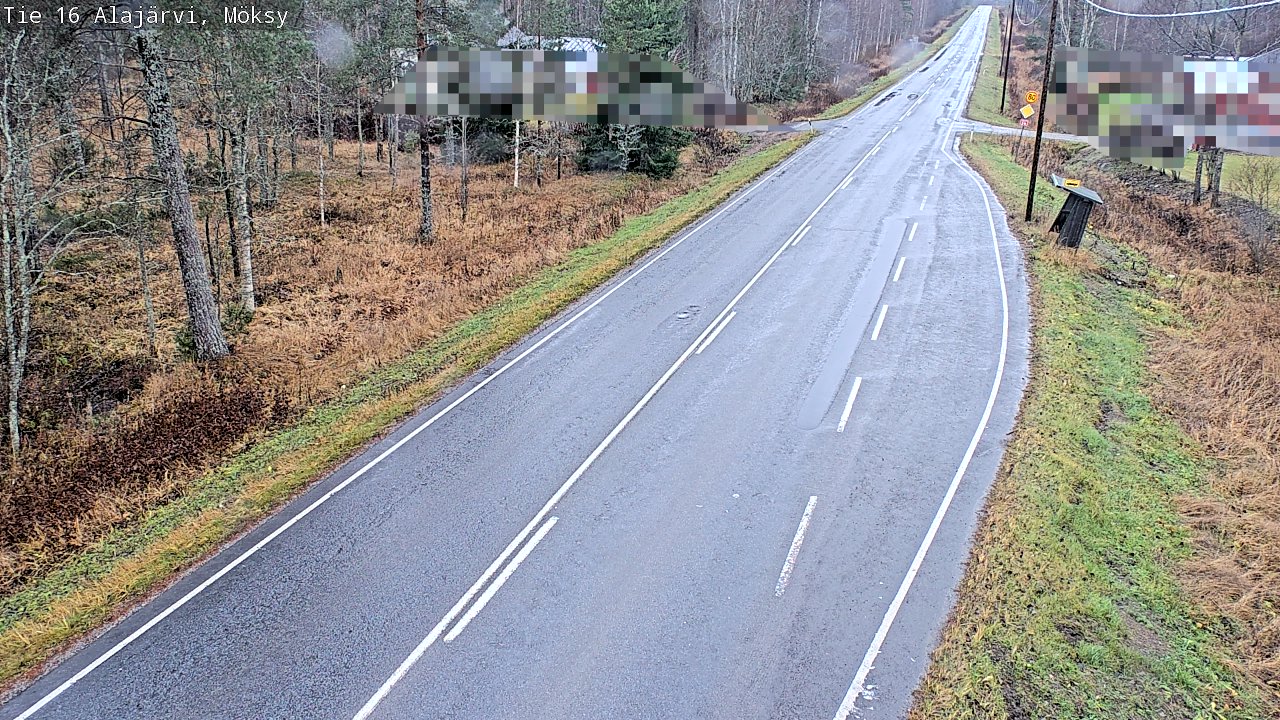 Weather Camera Image Väg 16 Alajärvi, Möksy, Alajärvi, Etelä-Pohjanmaa