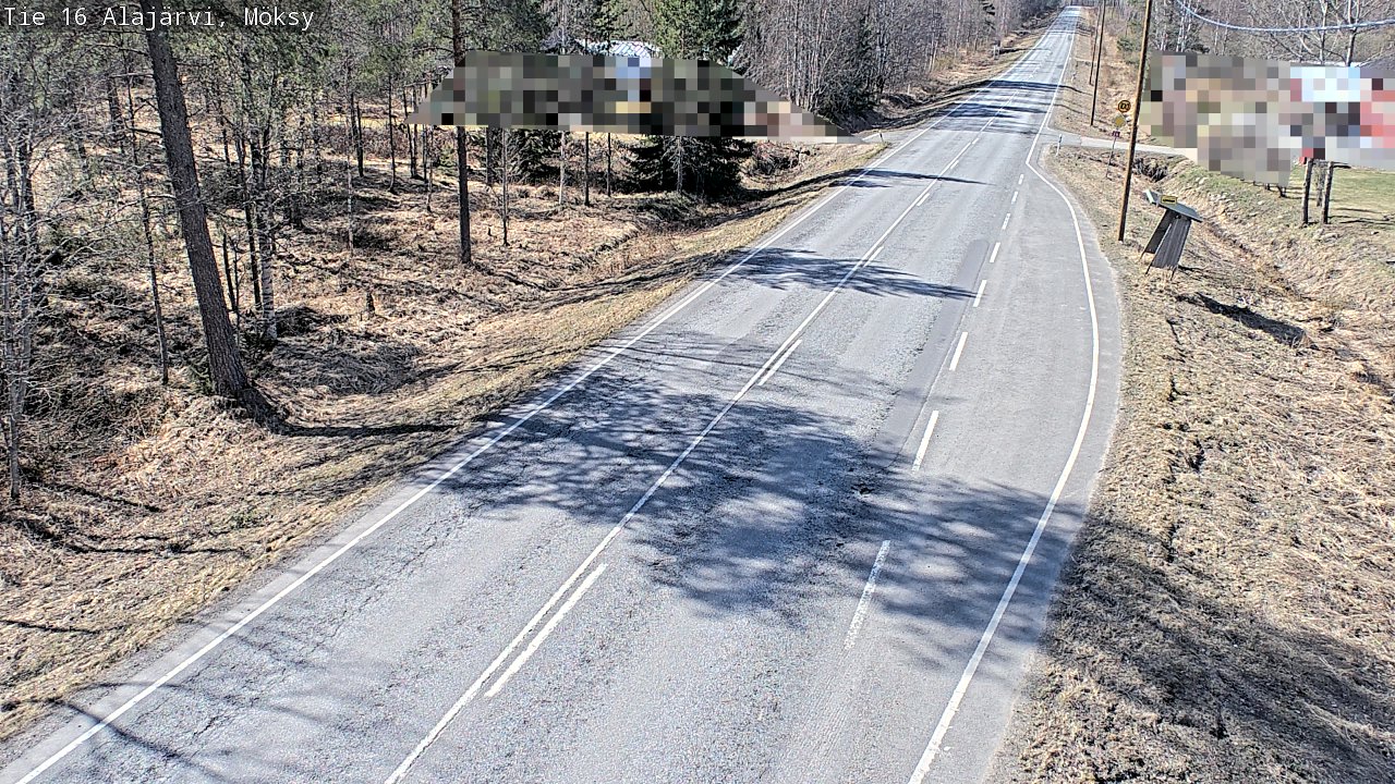 Weather Camera Image Väg 16 Alajärvi, Möksy, Alajärvi, Etelä-Pohjanmaa