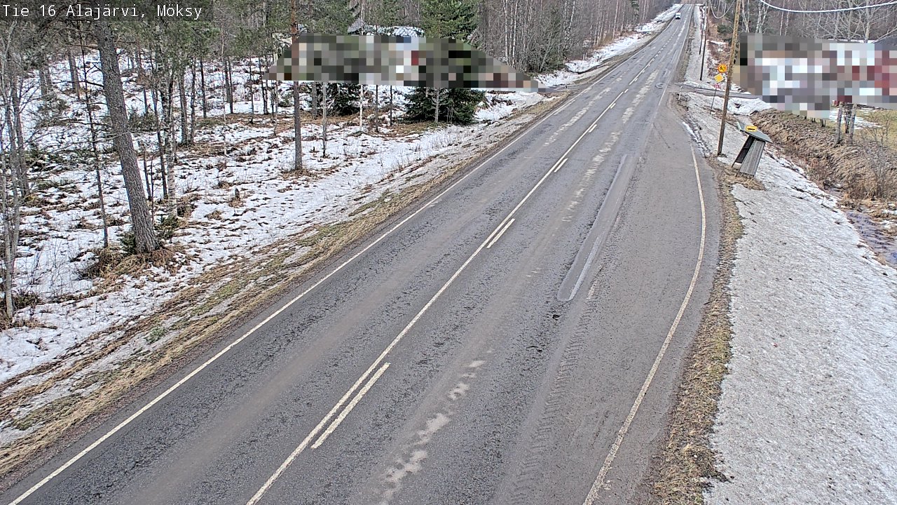 Weather Camera Image Road 16 Alajärvi, Möksy, Alajärvi, Etelä-Pohjanmaa