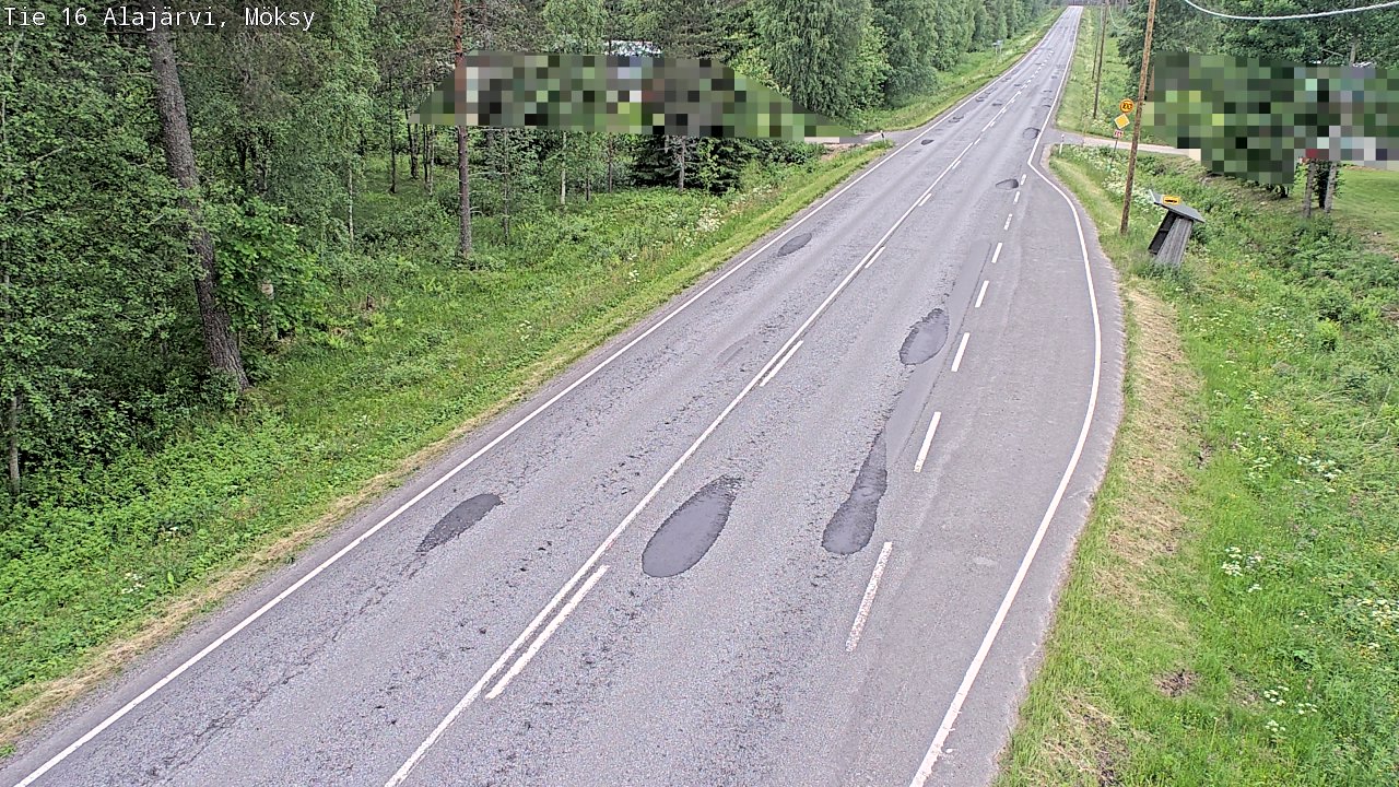 Kelikamerat Kuva Tie 16 Alajärvi, Möksy, Alajärvi, Etelä-Pohjanmaa