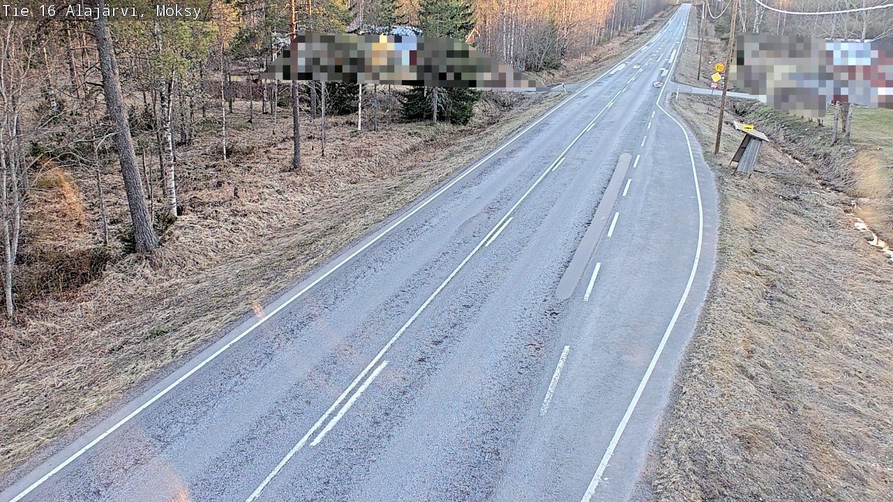 Weather Camera Image Väg 16 Alajärvi, Möksy, Alajärvi, Etelä-Pohjanmaa