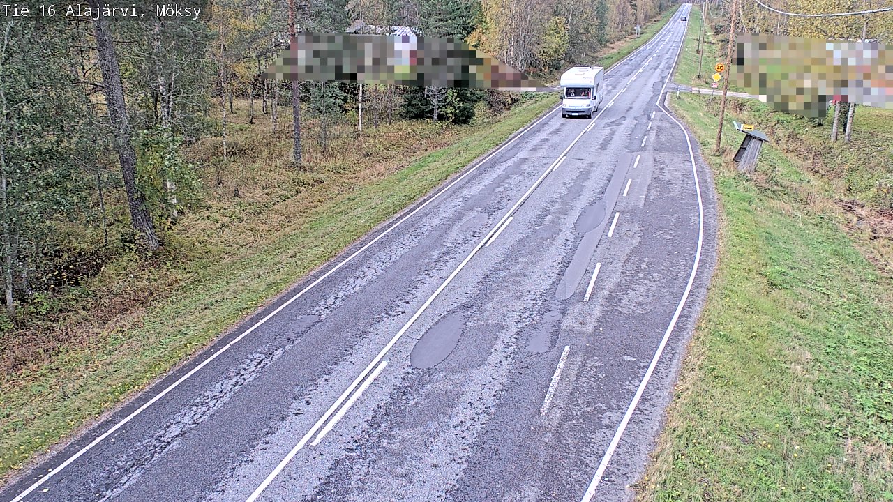Kelikamerat Kuva Tie 16 Alajärvi, Möksy, Alajärvi, Etelä-Pohjanmaa