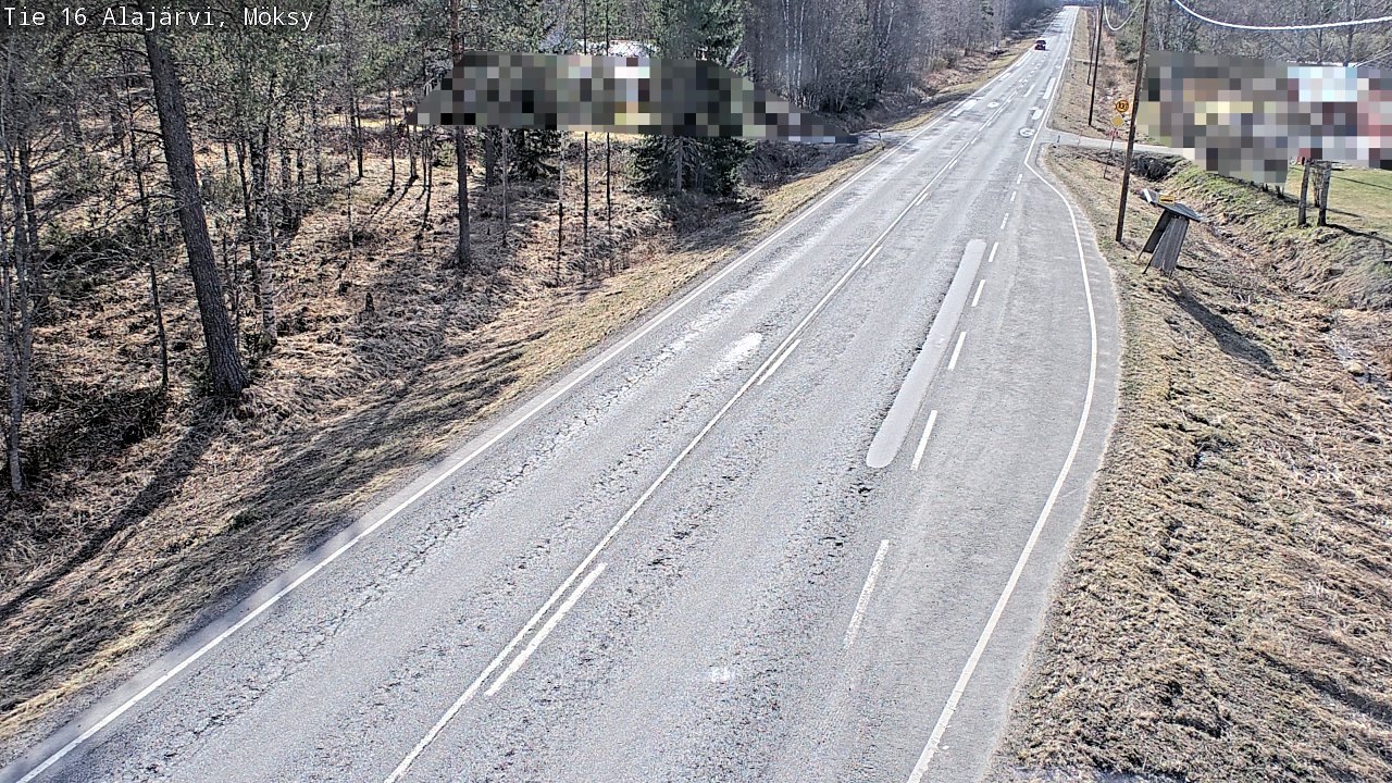 Weather Camera Image Väg 16 Alajärvi, Möksy, Alajärvi, Etelä-Pohjanmaa