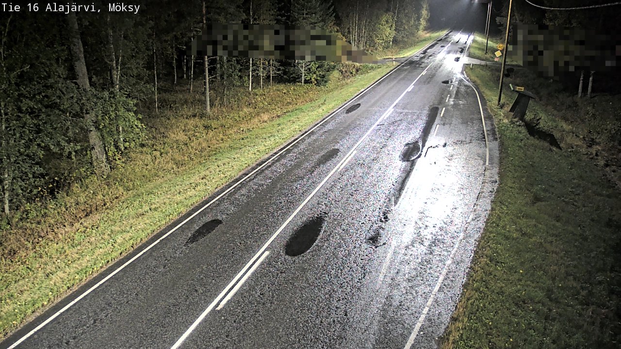 Weather Camera Image Road 16 Alajärvi, Möksy, Alajärvi, Etelä-Pohjanmaa