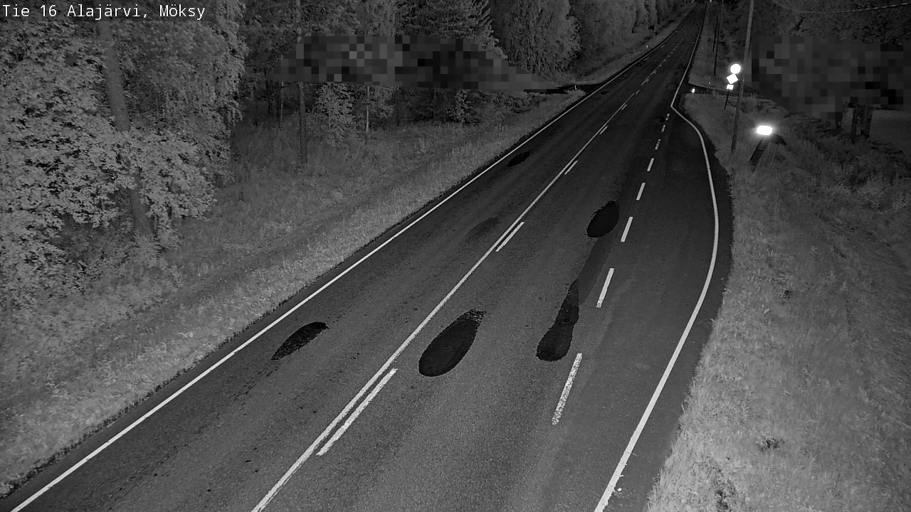 Weather Camera Image Road 16 Alajärvi, Möksy, Alajärvi, Etelä-Pohjanmaa