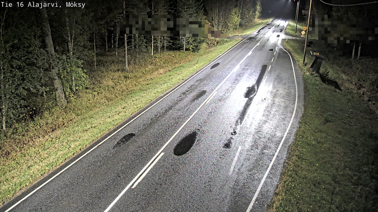 Weather Camera Image Road 16 Alajärvi, Möksy, Alajärvi, Etelä-Pohjanmaa
