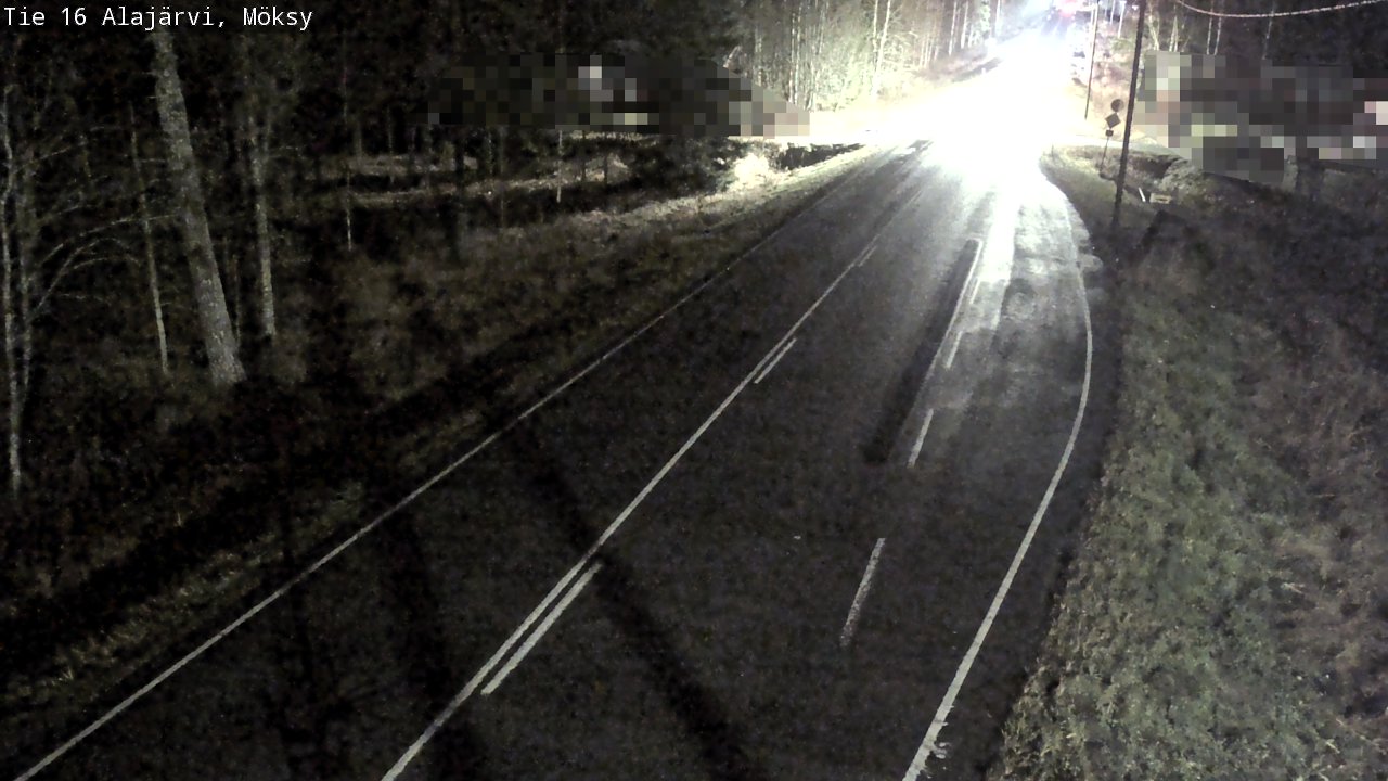 Weather Camera Image Road 16 Alajärvi, Möksy, Alajärvi, Etelä-Pohjanmaa