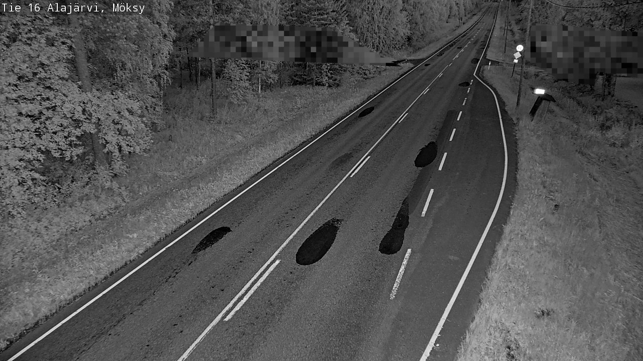 Weather Camera Image Road 16 Alajärvi, Möksy, Alajärvi, Etelä-Pohjanmaa